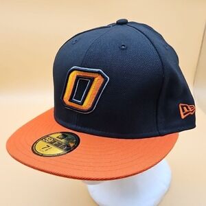 Oklahoma State Cowboys Hat Cap New Era Fitted Size 7 3/8 Black Orange 59Fifty